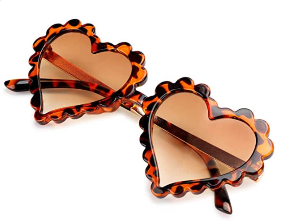 Polarized Heart Shaped Sunglasses for Toddler Girls Age 310 Etsy