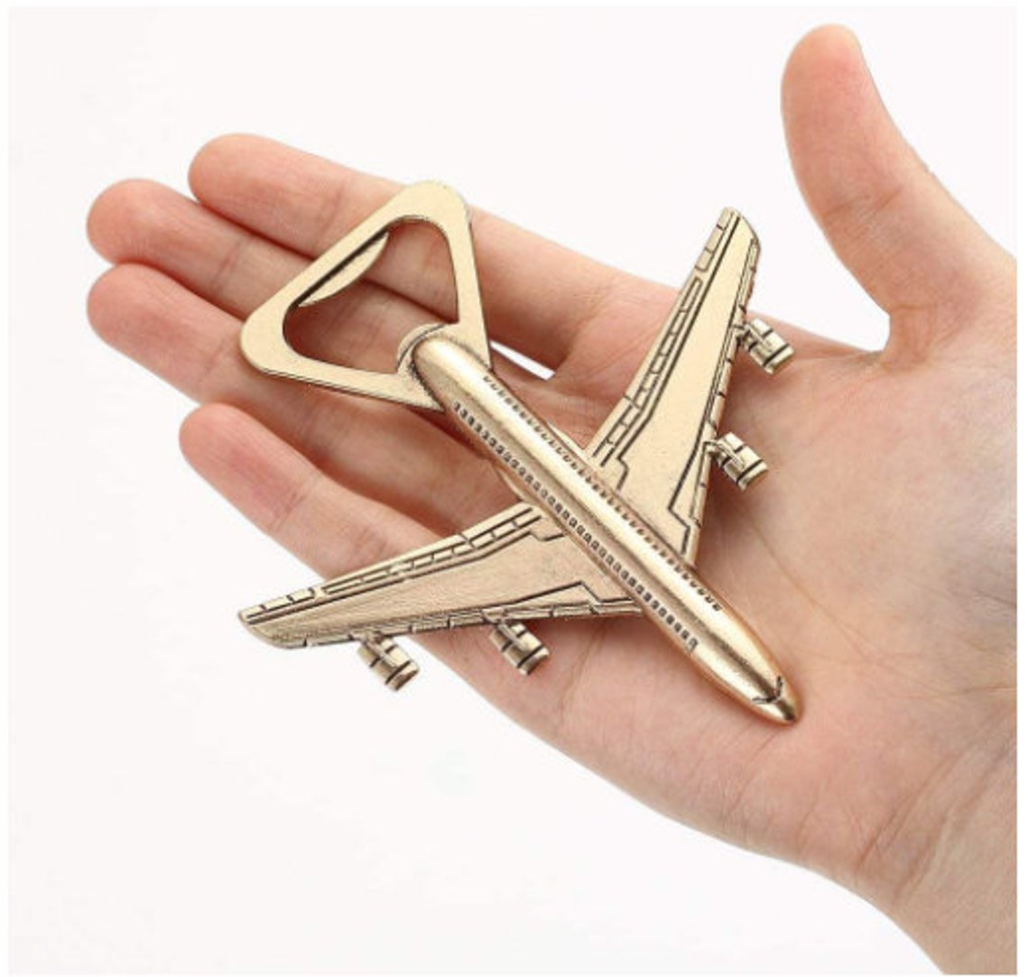 12 Airplane Bottle Opener with Gift Box Air Plane Travel Beer Etsy