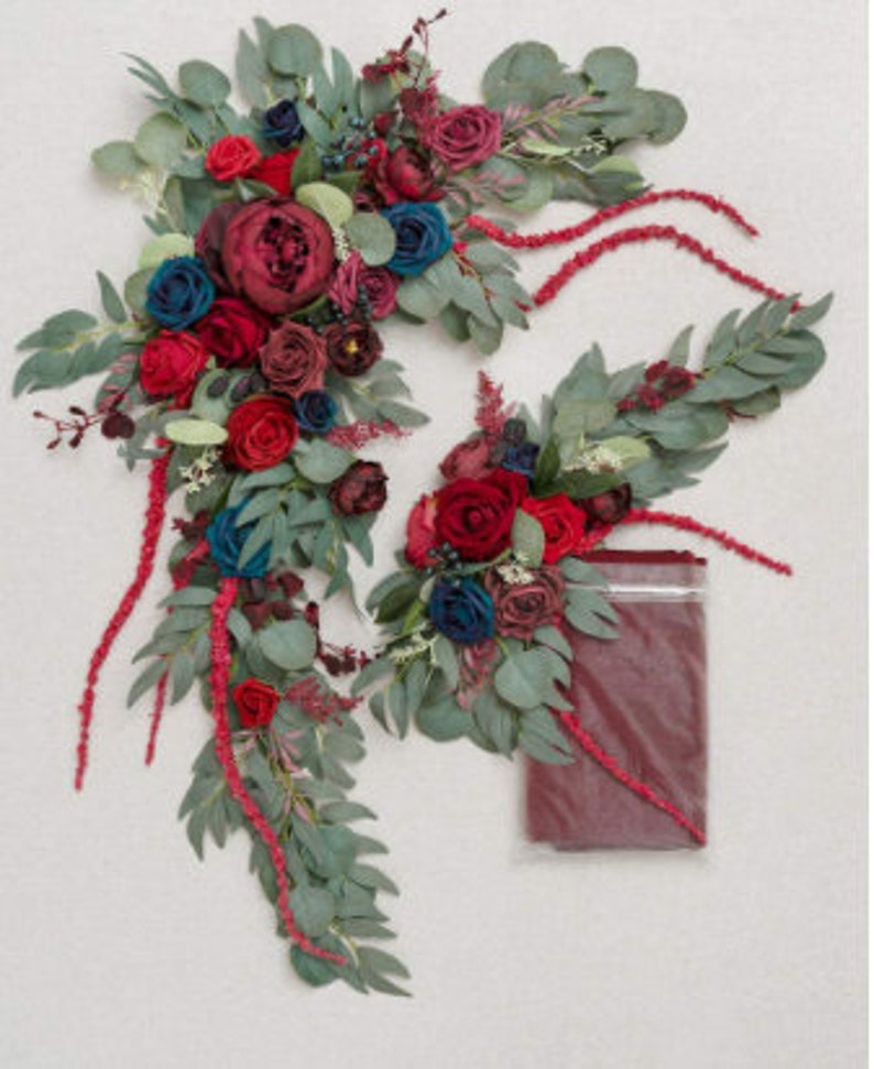 Artificial Wedding Arch Flowers Kit Pack of 3 2pcs Arbor Etsy