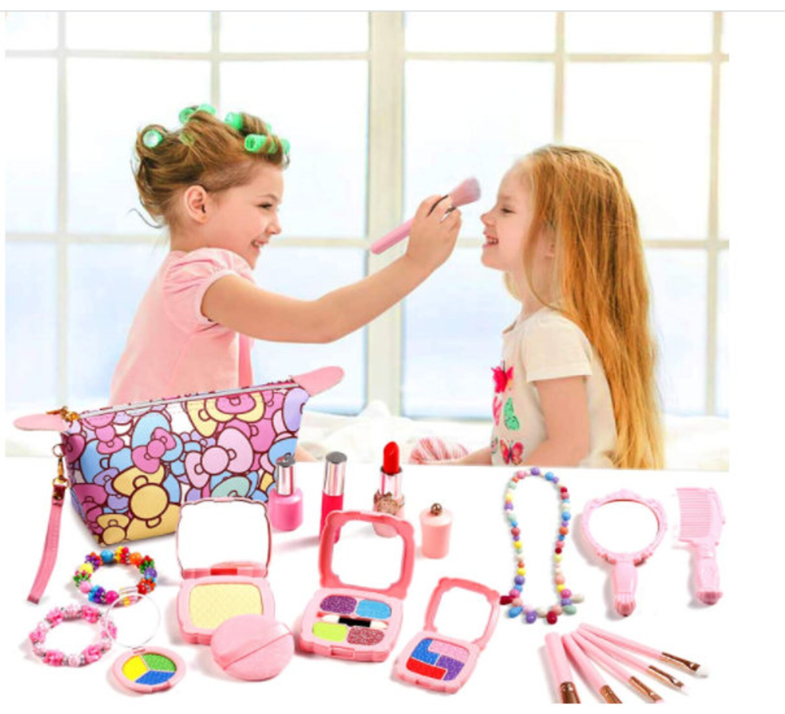Kids Makeup Kit Pretend Play Makeup for Girls 20 PCS Kids Etsy