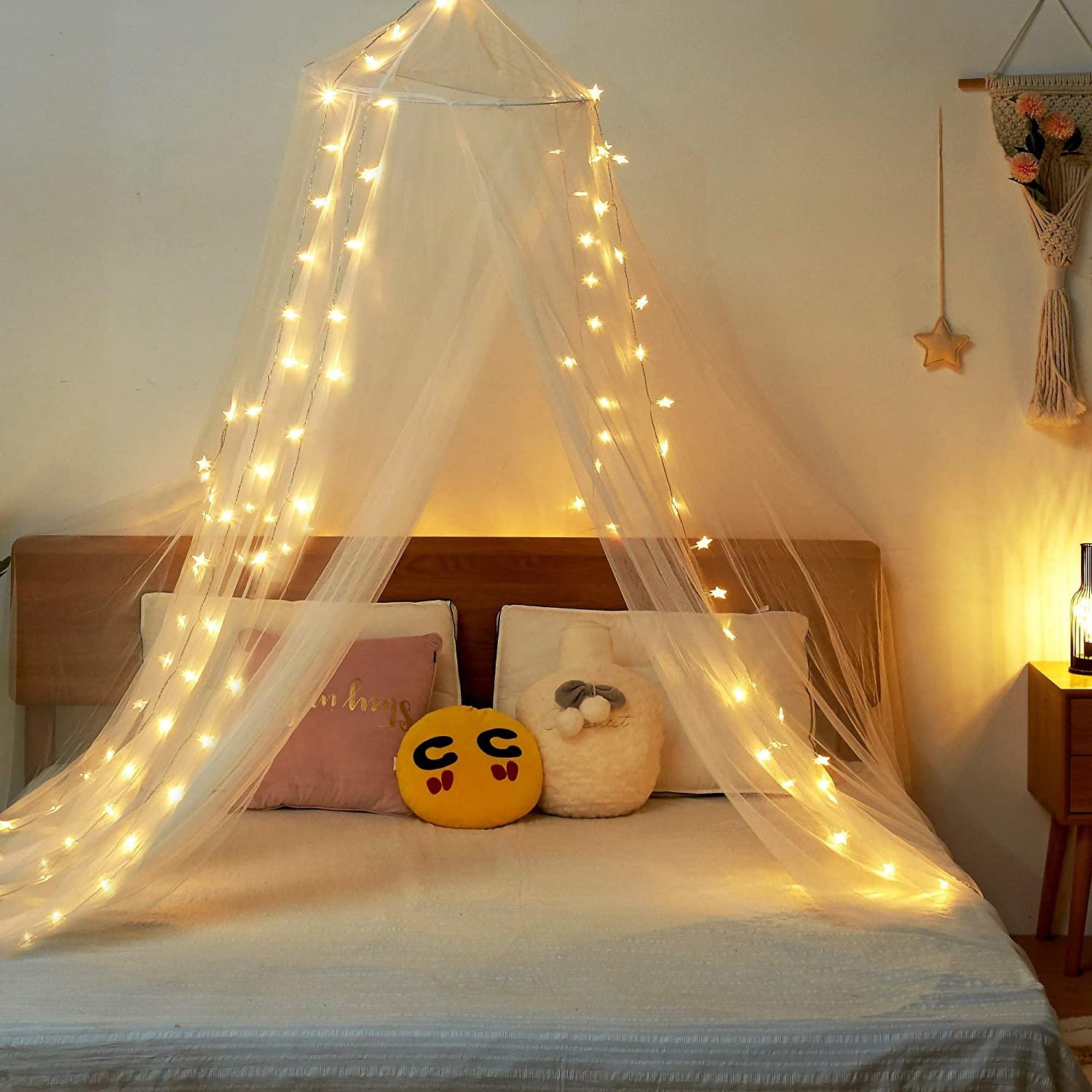 Twinkle Star Bed Canopy with 100 LED Star String Lights Etsy