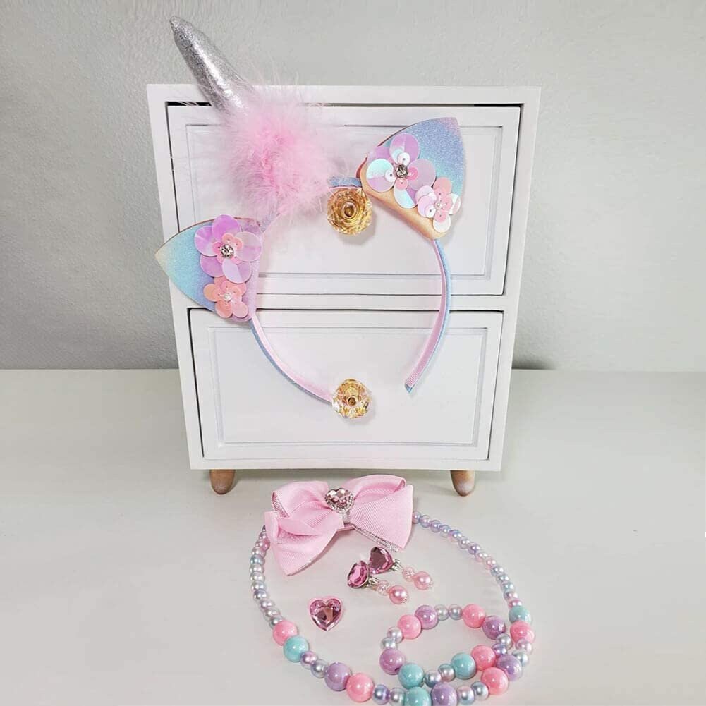 Dress Up Jewelry for Little Girls Toddler Unicorn Gift Pretend Etsy