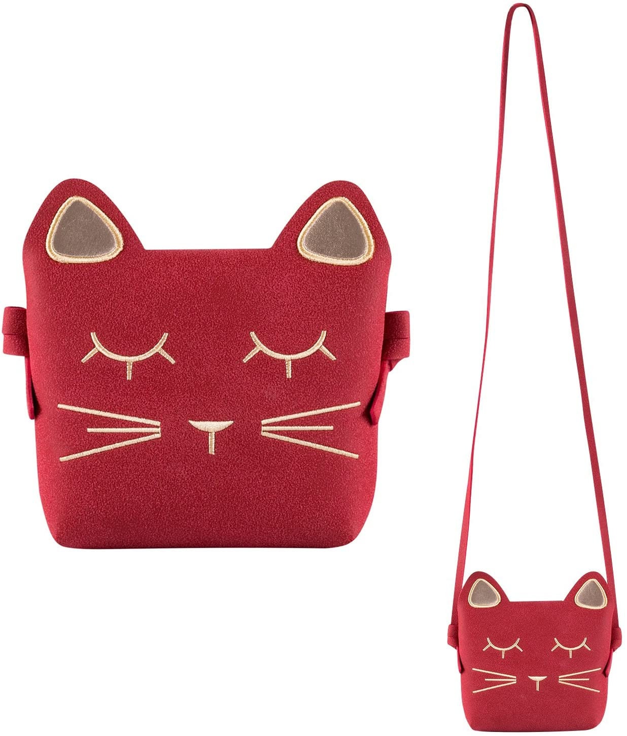 Little Girls Purses Pink Cute Cat Shoulder Crossbody Bag for Etsy