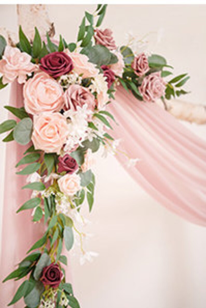 Artificial Wedding Arch Flowers Kit Pack of 3 2pcs Arbor Etsy