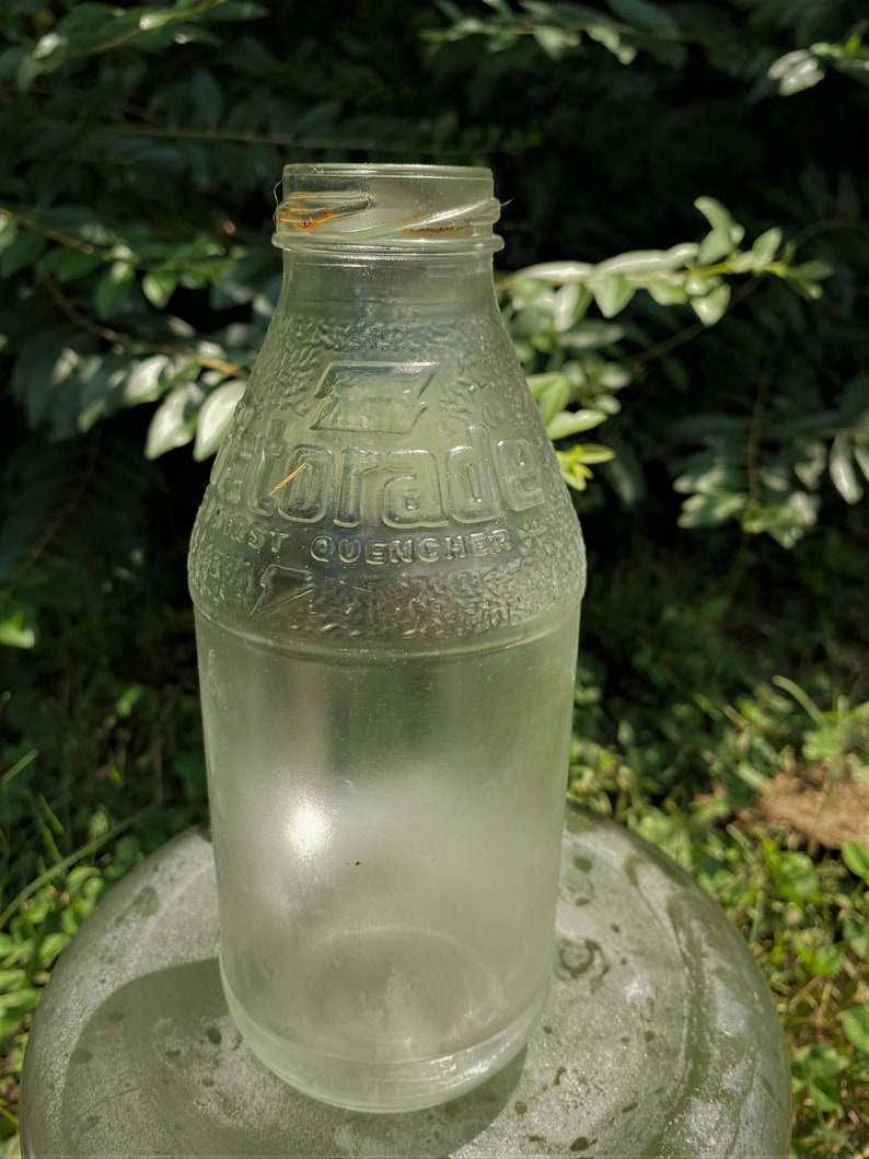 16oz Glass Gatorade Bottle Etsy