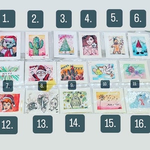 Hand painted, hand made, water color cards