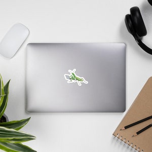 Praying Mantis Laptop Sticker Cute Insect Sticker Laptop Gaming Sticker Praying Mantis Gift image 2