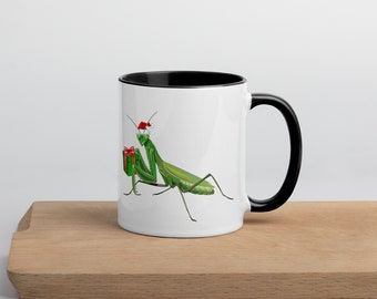 Betende Mantis Weihnachtstasse Betende Mantis Geschenk Betende Mantis Tasse Weihnachten Geschenk