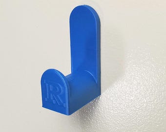Aangepaste monogram muurhaak | Gepersonaliseerde muurhaak voor kinderkamer | Gepersonaliseerde hoofdtelefoonhouder voor jongenskamer | Lettermuurhaak voor meisjes