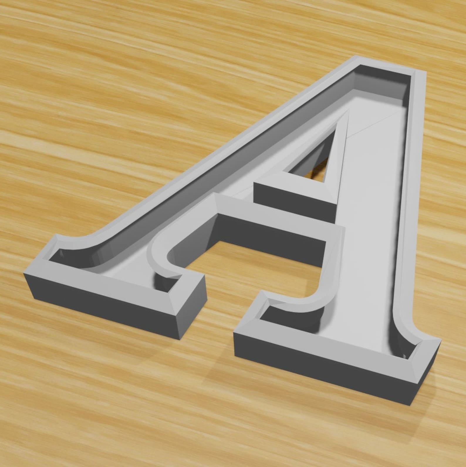 3D Printed Letters Custom Ornate Decorative Fancy Words Sign Etsy