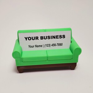 Sofa Visitenkartenhalter | Kleinunternehmer Geschenk | Couch Visitenkartenhalter | Unternehmer Geschenk für kleine Unternehmen | Möbel Geschenk