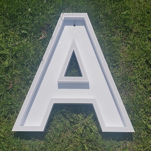 Grandes letras ao ar livre personalizado sinal decorativo para quintal paisagismo sinal ao ar livre decoração de parede casa sinal presente 3D plantador sinal para casa PETG