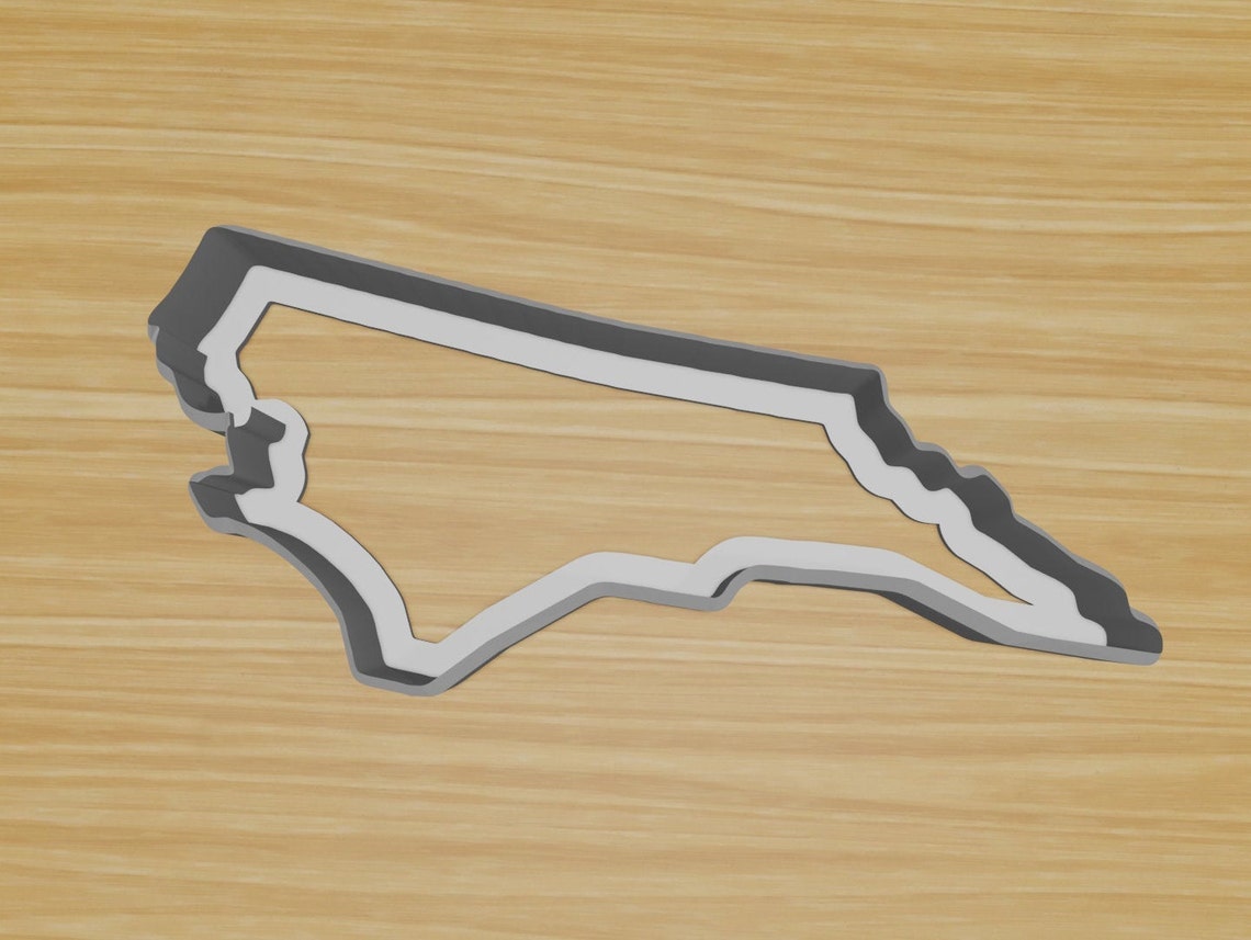 North Carolina State Cookie Cutter 3D Printed Cookie Cutters Etsy
