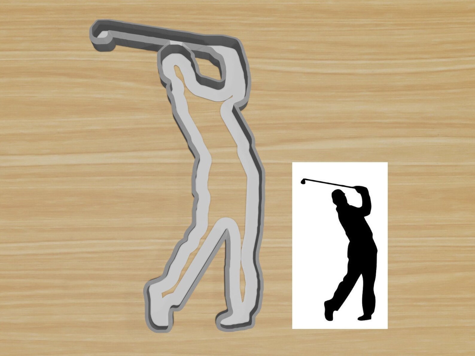 Golf Cookie Cutter Fun Kids Crafts Golf Gift Fondant Putter Etsy UK
