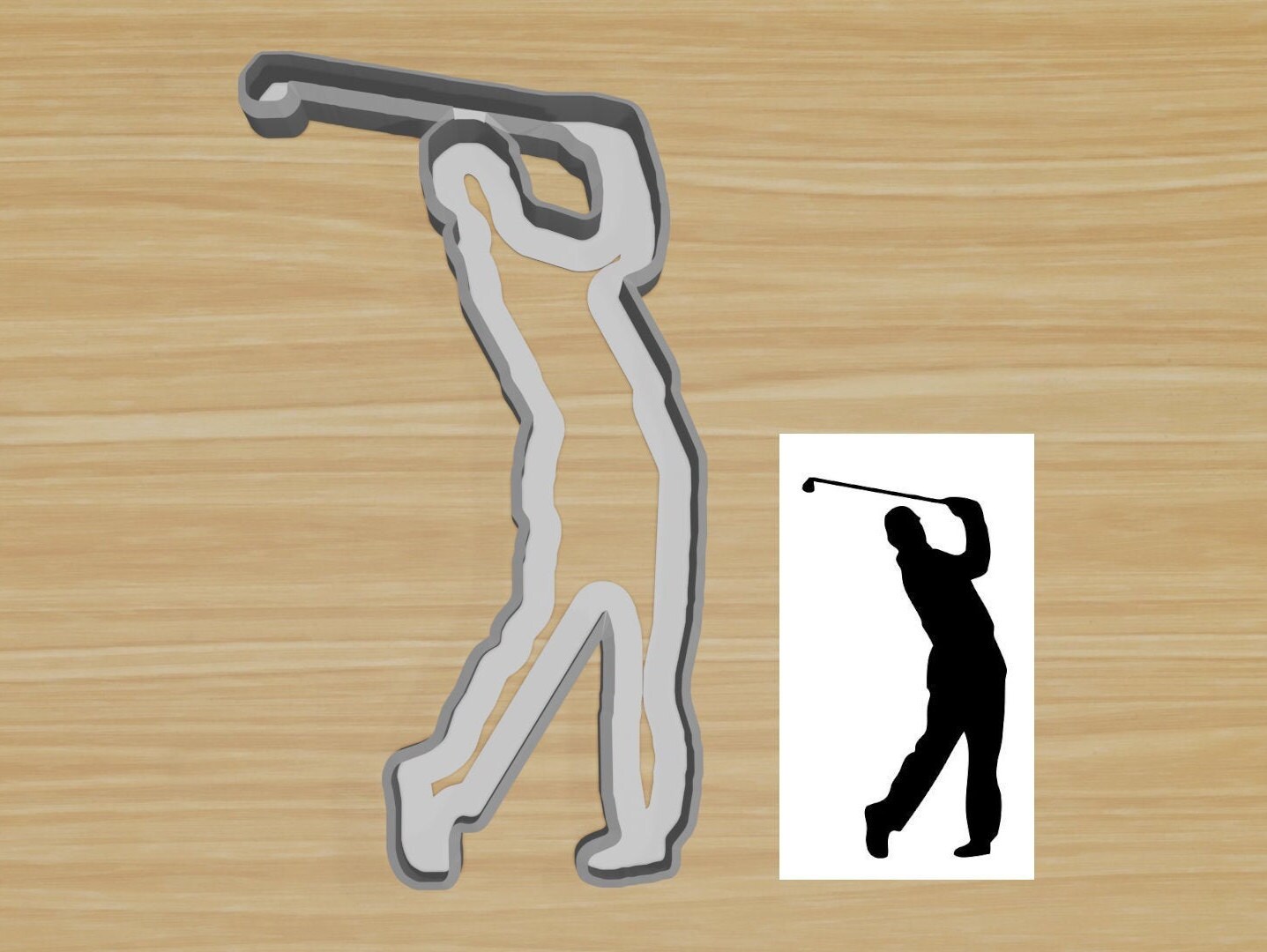 Golf Cookie Cutter Fun Kids Crafts Golf Gift Fondant Putter Etsy UK