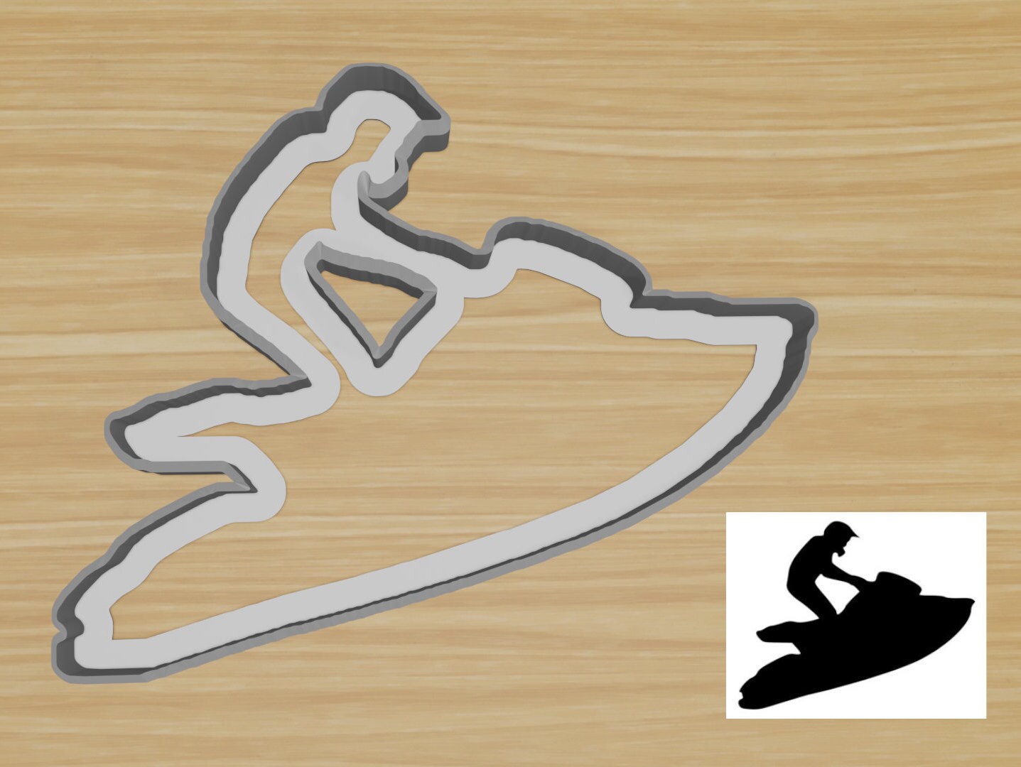 Jet Ski Cookie Cutter Fun Kids Crafts Extreme Sports Cookie Etsy
