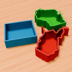 Planter uit West Virginia | Plantenbak Wisconsin | Wyoming plantenbak | 3D-geprinte plantenbak modern sappig interieur patriottisch cadeau