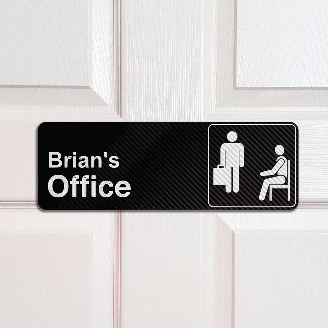The Office Style Sign Large Custom TV Show Gift for Office Fan Funny ...
