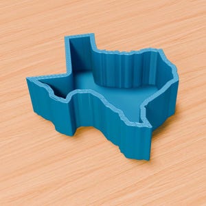 Fioriera texana / Fioriera americana / Fioriera patriottica / Regalo texano / Decorazione texana / Fioriera stampata in 3D, moderna decorazione per la casa con piante grasse