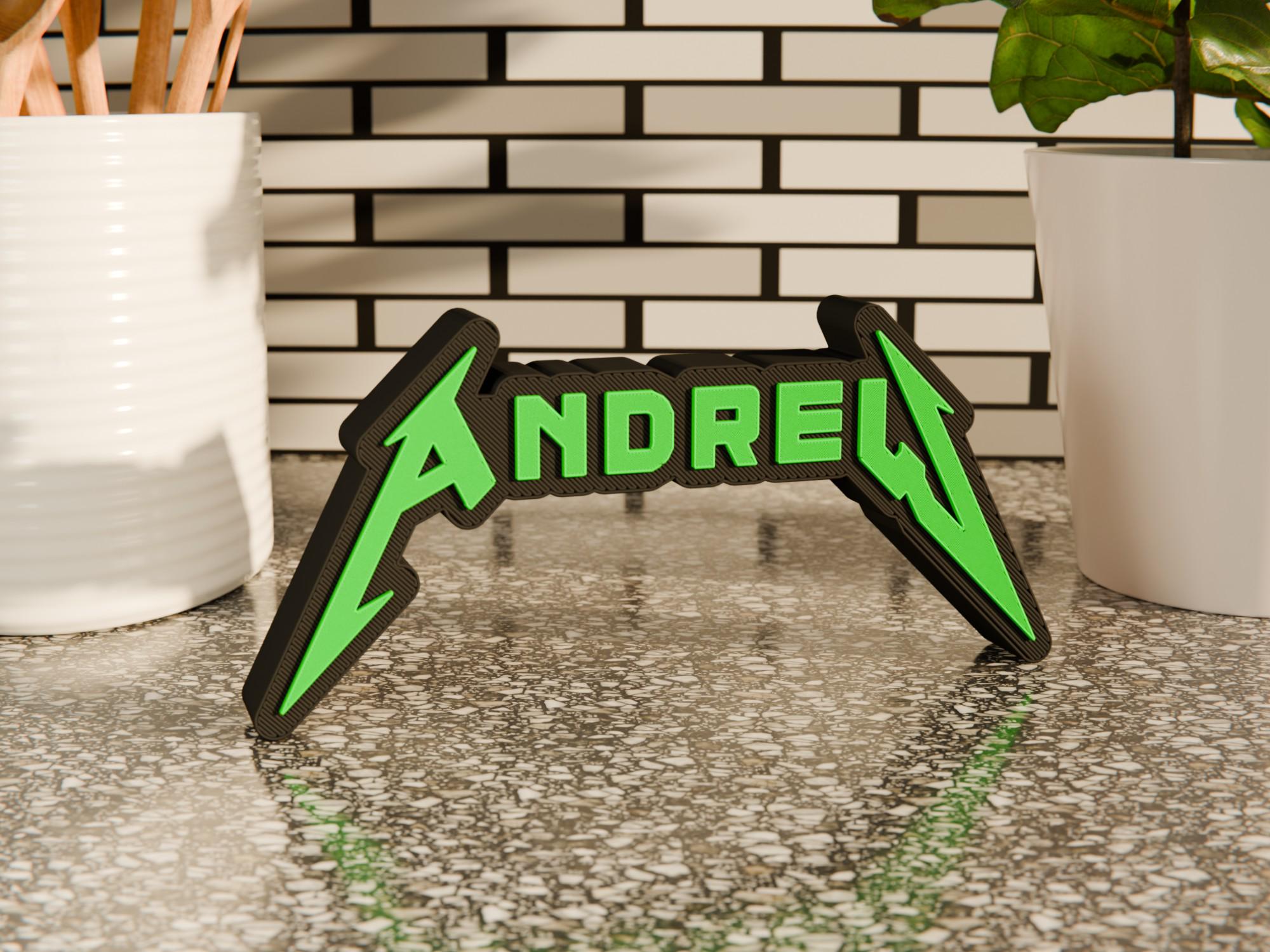 Large Custom Metal Band Desk Sign Rock Fan Gift Personalized Door Sign ...