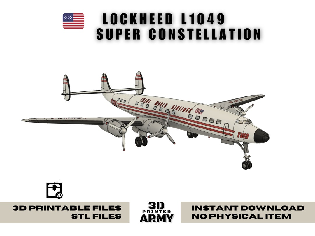 Douglas DC-8 and Lockheed L-1049 Super Constellation