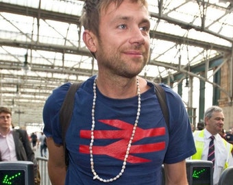 Have an Away Day Premium Organic T-Shirt Damon Albarn, Blur, Gorillaz, Vintage Style, Small to 4XL