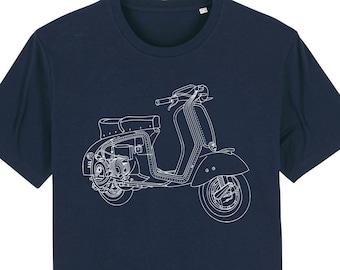 Premium Organic T-shirt - VESPA Vintage Diagram