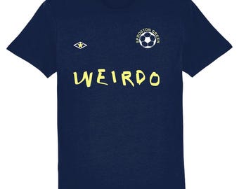 Premium Quality T-Shirt WEIRDO T-Shirt Inspired by The Charlatans & Football. Small to 4XL