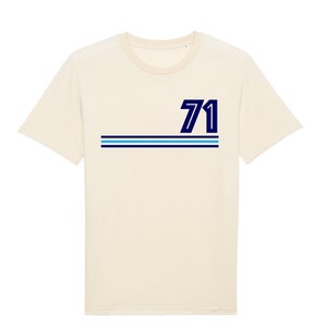 MY NUMBERS: Premium Quality Organic T-Shirt bespoke with your numbers. Perfect Birthday Gift.