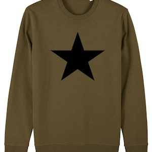 BLACK STAR: Como usado por Michael Stipe (R.E.M) e Indie Kids. Camiseta e moletom