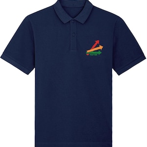POSP400: Navy Embroidered Polo Inspired by The Jam. Small to 4XL (Copy)