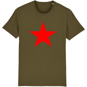 RED STAR: Como usado por Michael Stipe (R.E.M) e Indie Kids. Camiseta Premium