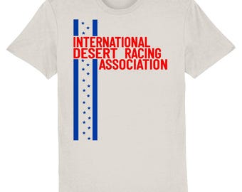 DESERT RACER: T-Shirt As Worn by Steve McQueen. Small to 4XL. Premium Organic