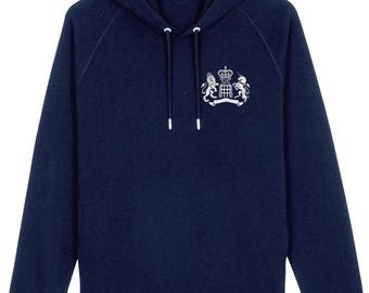 S.I.S: Hoodie As Worn by James Bond in Skyfall (Daniel Craig as 007). Small to 4XL. Premium Organic