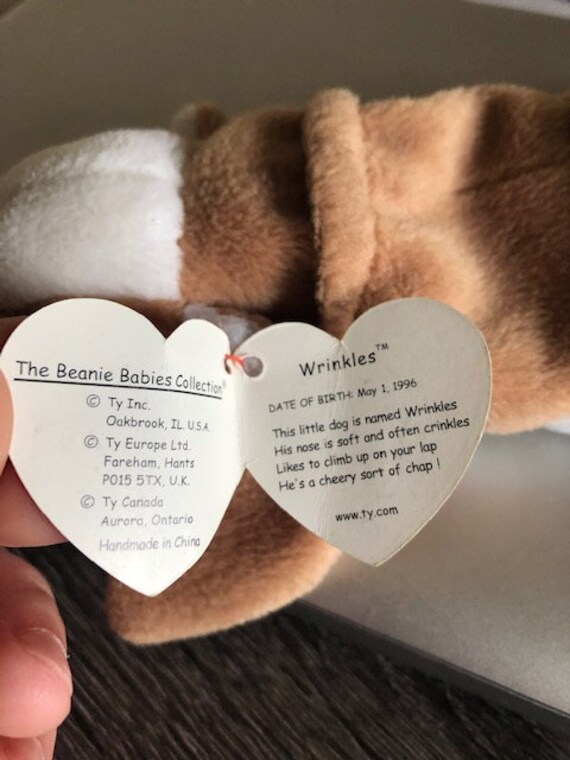 Wrinkles Beanie Baby Etsy