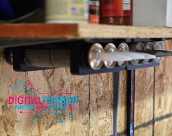 Caulking Tube Holder | Under Shelf 3D Printed Organizer