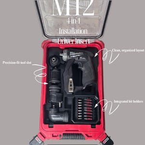 M12 4-in-1 Installation Driver Insert | Fits Compact Organizer 48-22-8435