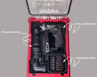 M12 4-in-1 Installation Driver Insert | Fits Compact Organizer 48-22-8435