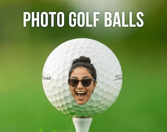 Custom Golf Balls, Full Color UV Printed Logo & Personalized Design