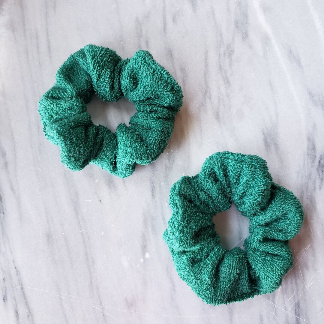 terry cloth hair ties