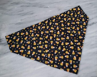 Candy Corn Medium Over the Collar Dog Bandana