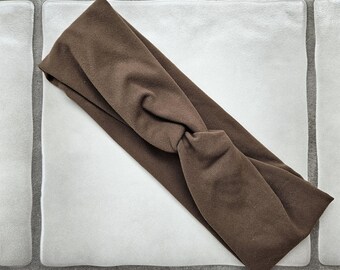 Brown Trick Knot Headband