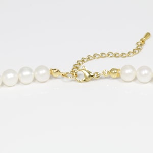 DORIAN necklace Great quality pearl necklace, freshwater pearl necklace, men pearl necklace, women pearl necklace. Złoto