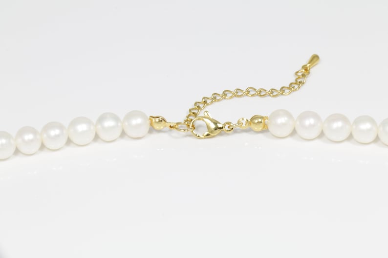 DORIAN necklace Great quality pearl necklace, freshwater pearl necklace, men pearl necklace, women pearl necklace. Złoto