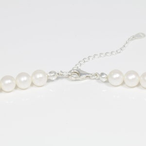 DORIAN necklace Great quality pearl necklace, freshwater pearl necklace, men pearl necklace, women pearl necklace. Srebro