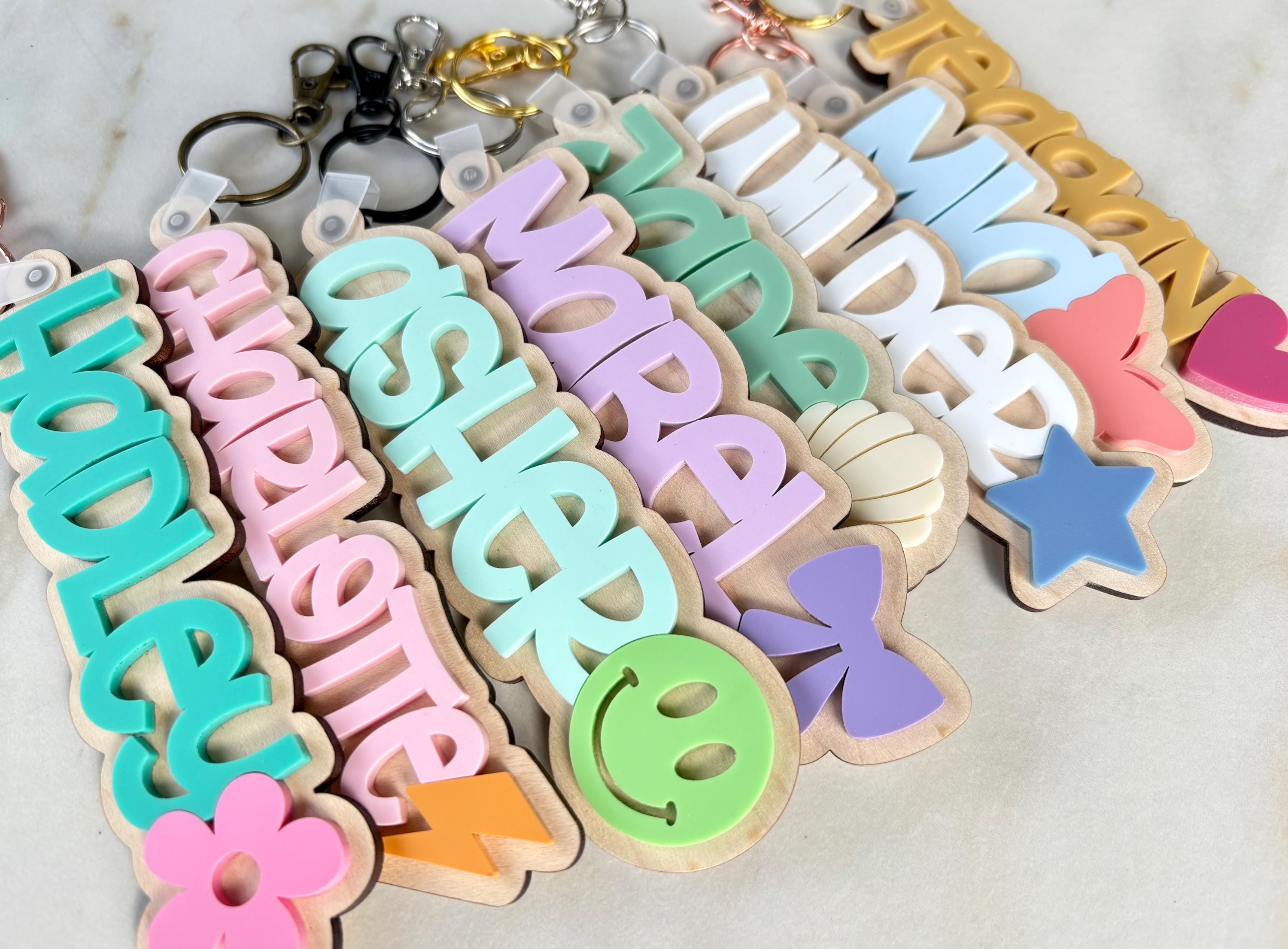 Flower Key Tag - Etsy