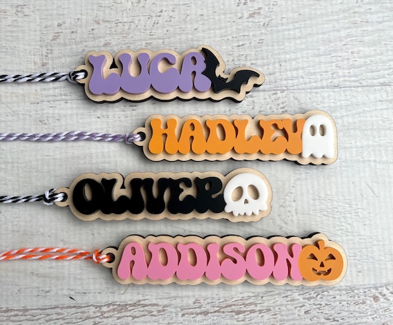 Halloween Boo Basket Tag, Trick-or-Treat Bag Tag, Custom Halloween Gift Tag, Halloween Name Tags, Boo Basket Filler, Halloween Stuffers