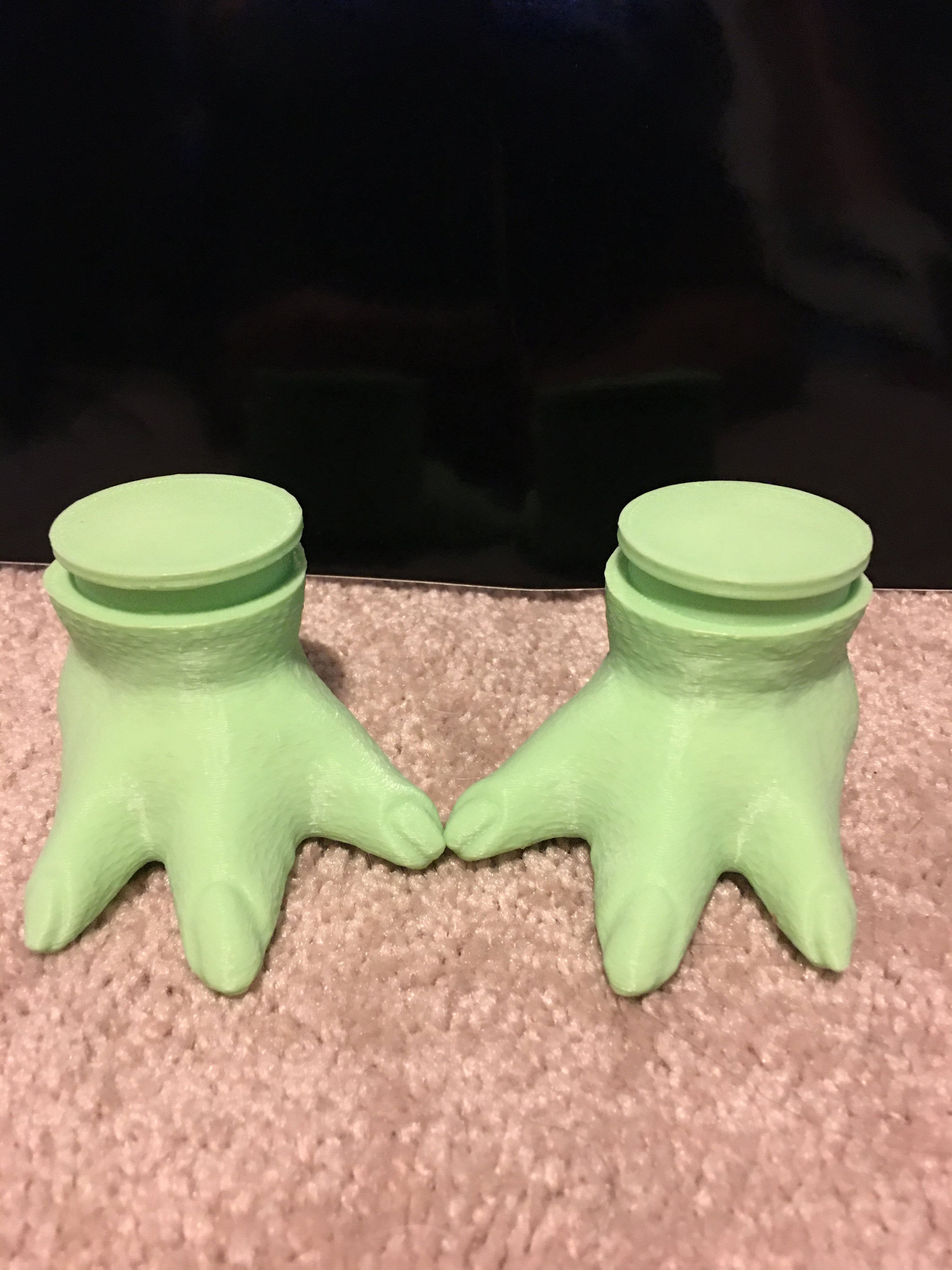 3D print STL fat feet for baby yoda aka The Child