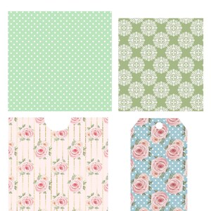 Country 3 Loaded Pocket, Digital Download, Ephemera, junk journals, Journaling, scrapbooking, Embellishments, stationery.