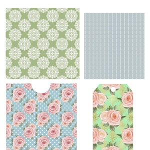 Country 1 Loaded Pocket, Digital Download, Ephemera, junk journals, Journaling, scrapbooking, Embellishments, stationery.